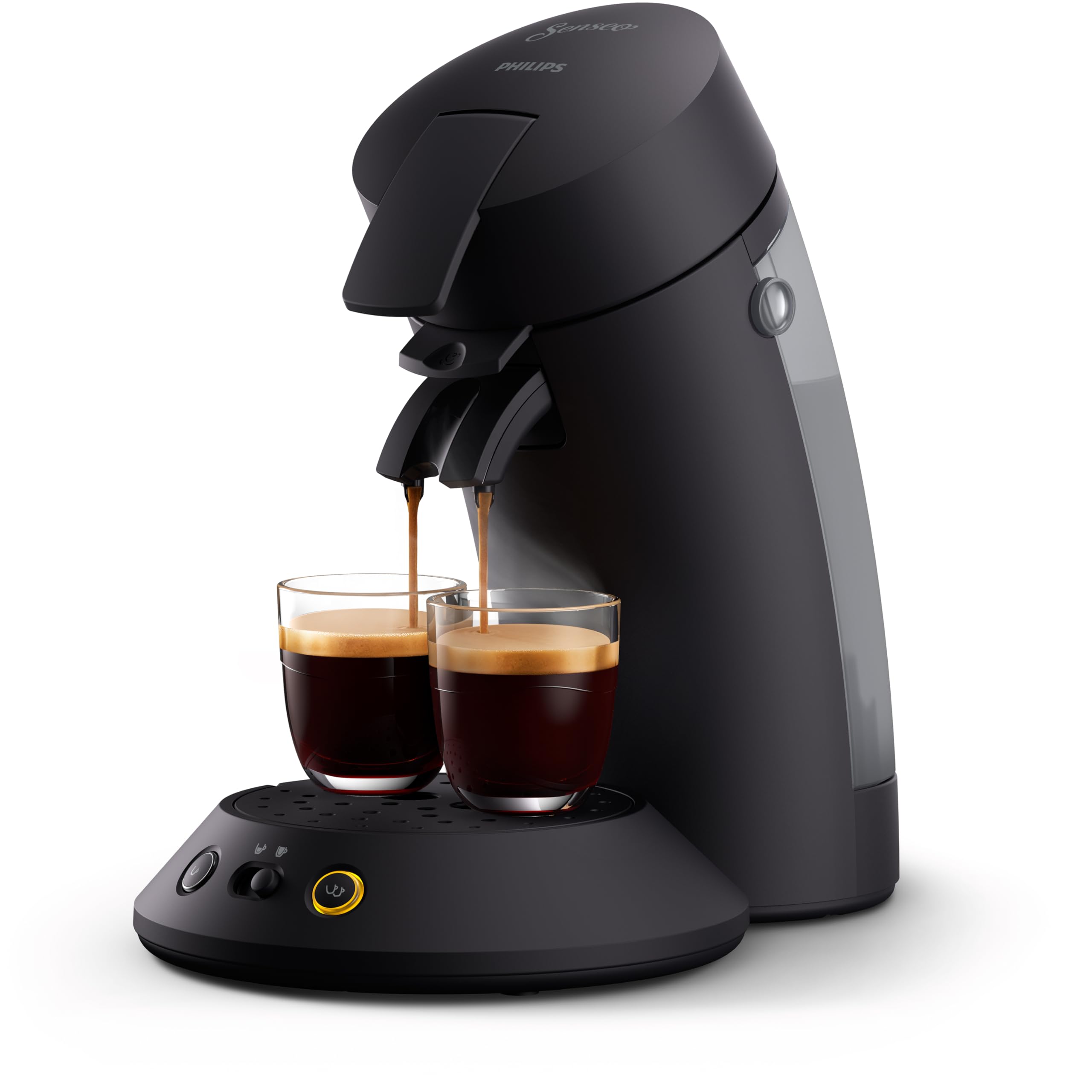 Caffnex - SENSEO Cafetière à dosette Original Plus Noir intense CSA210/61